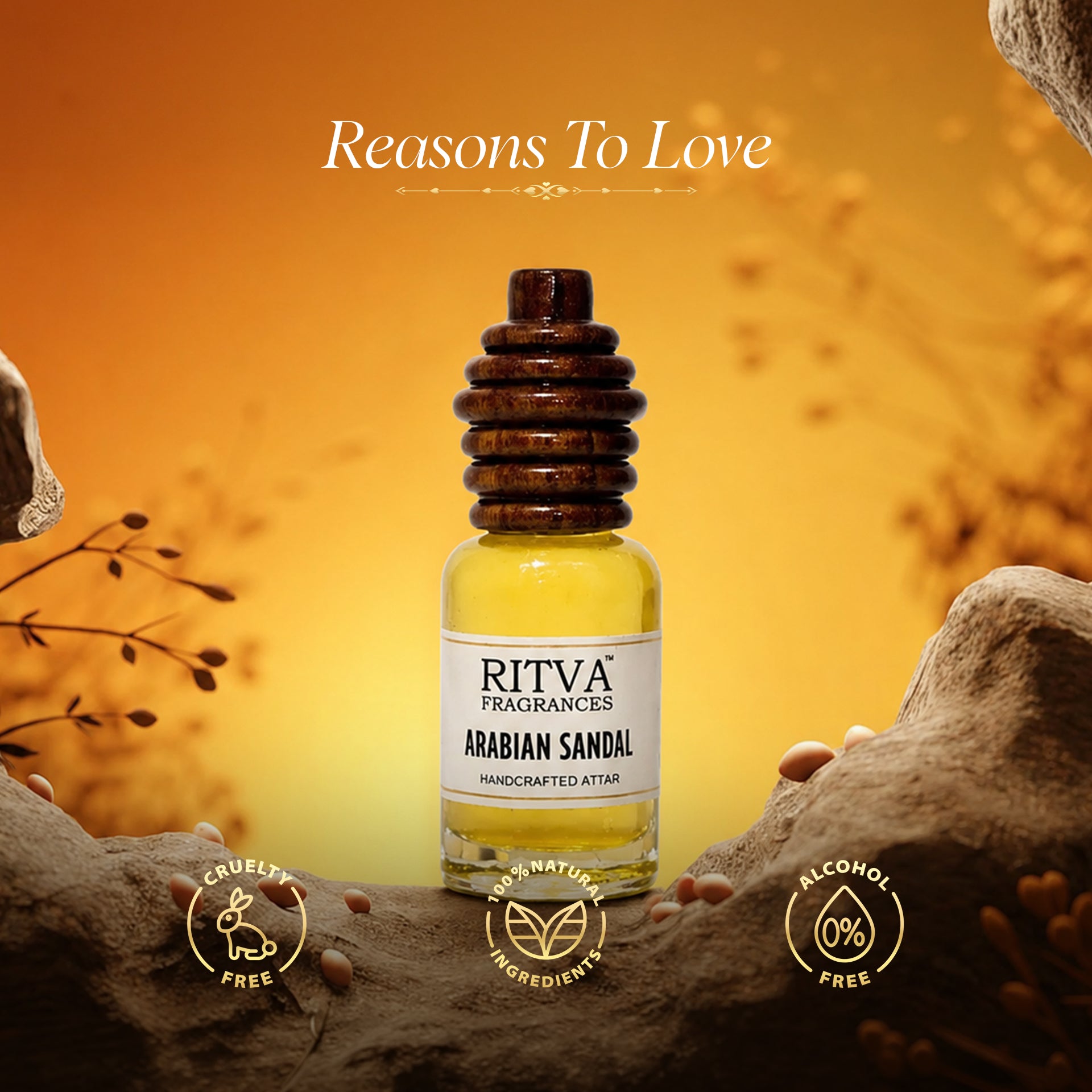 Arabian Sandal Absolute | Authentic Indian Attar