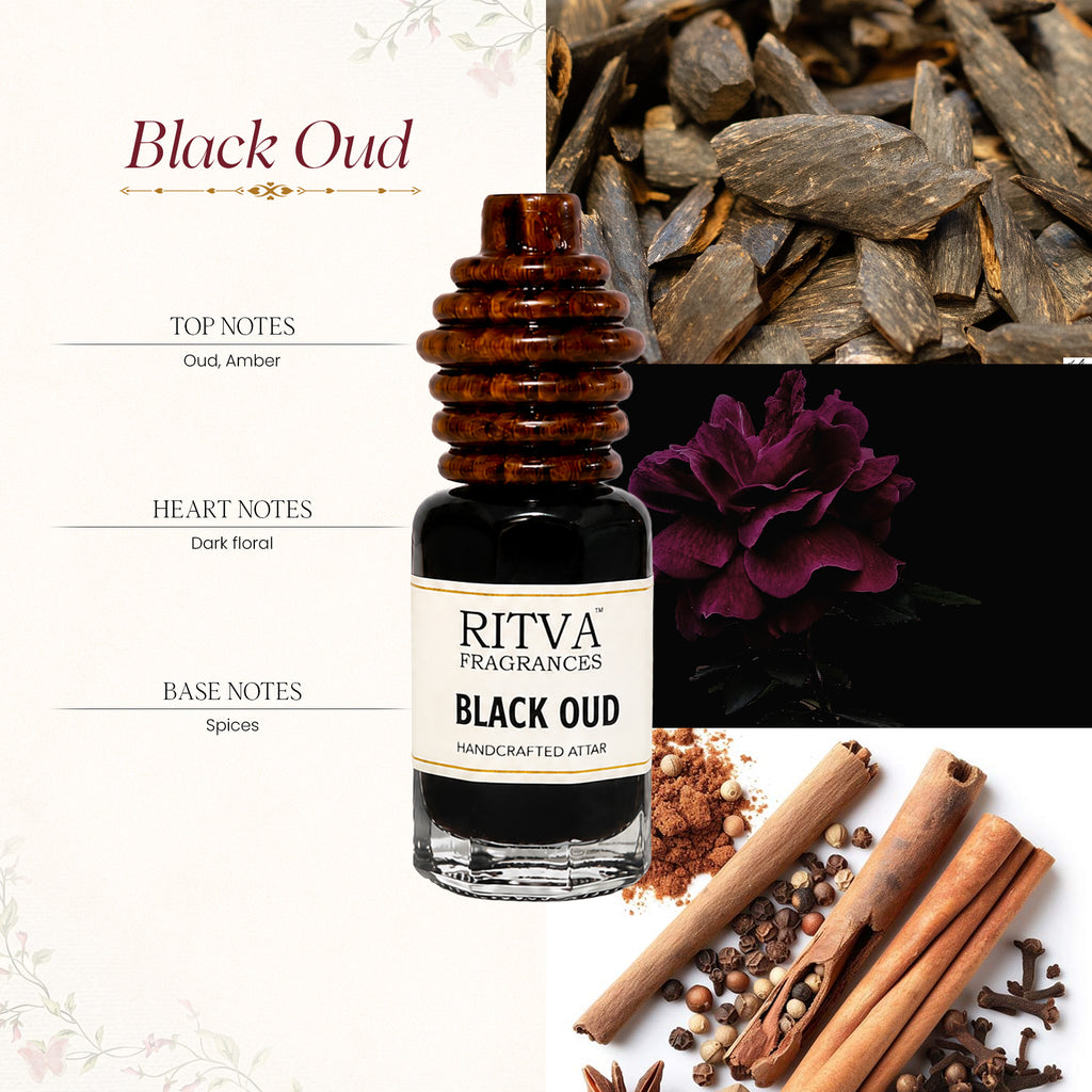 Black Oud Premium | Non-Alcoholic Attar