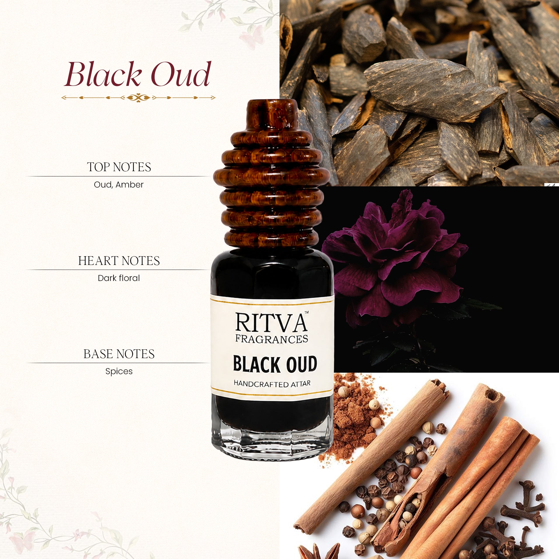 Black Oud Premium | Non-Alcoholic Attar