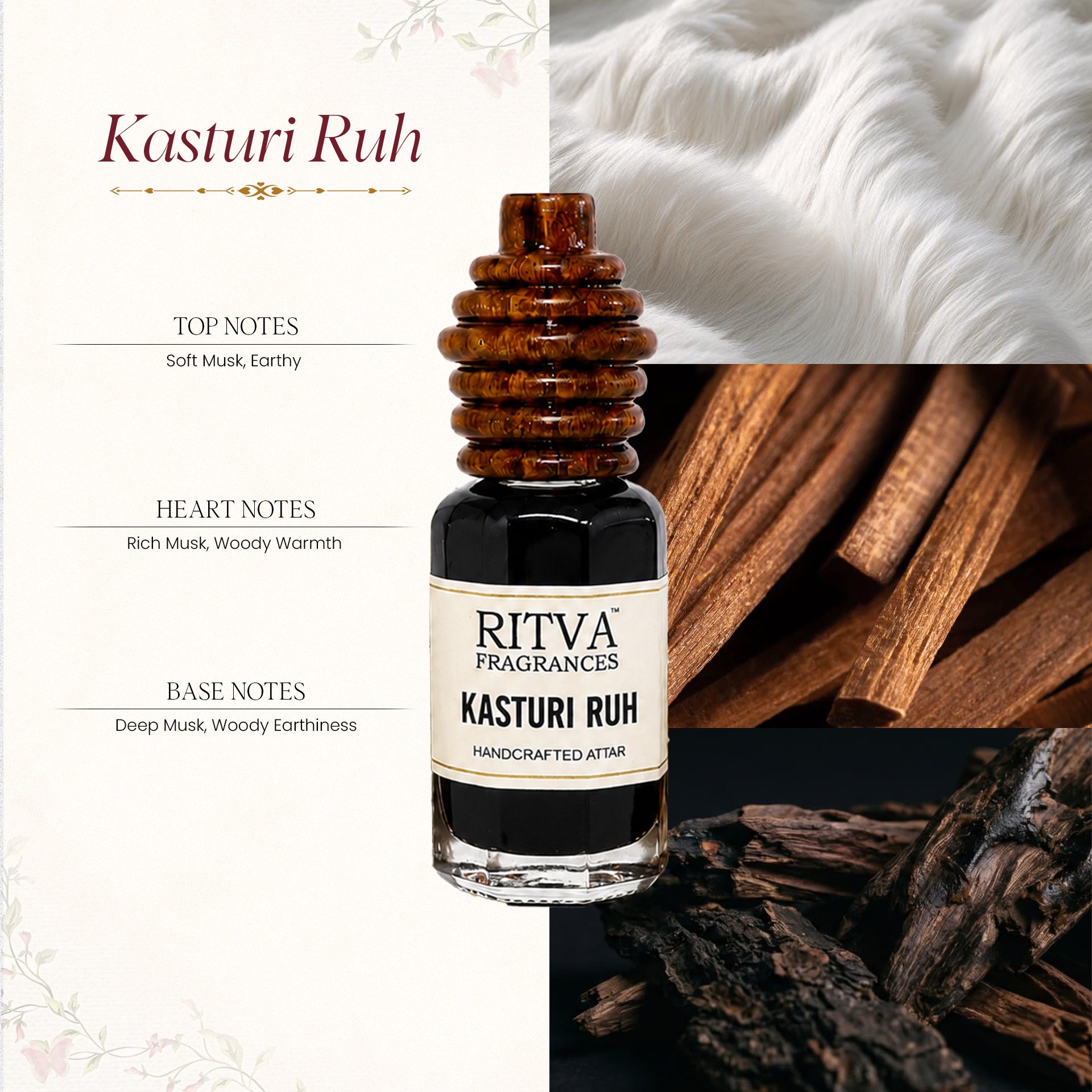 Kasturi Ruh Absolute | Authentic Indian Attar