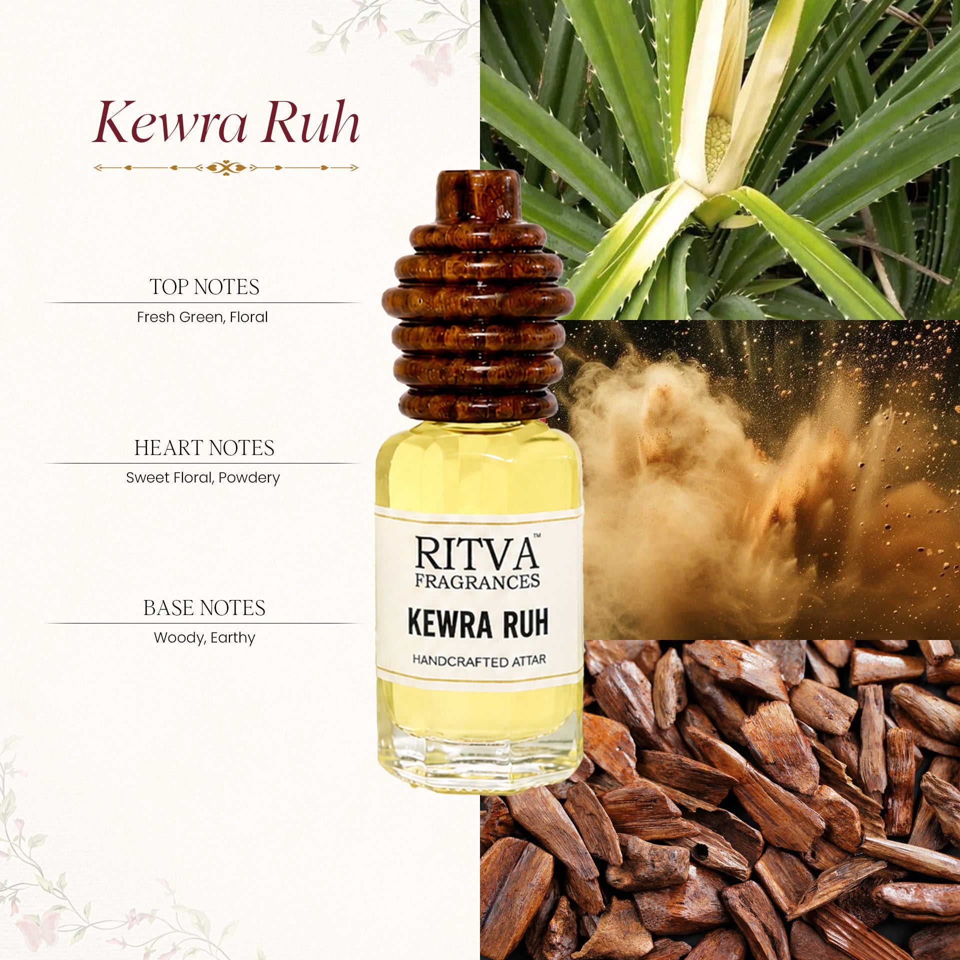 Kewra Ruh Absolute | Authentic Indian Attar