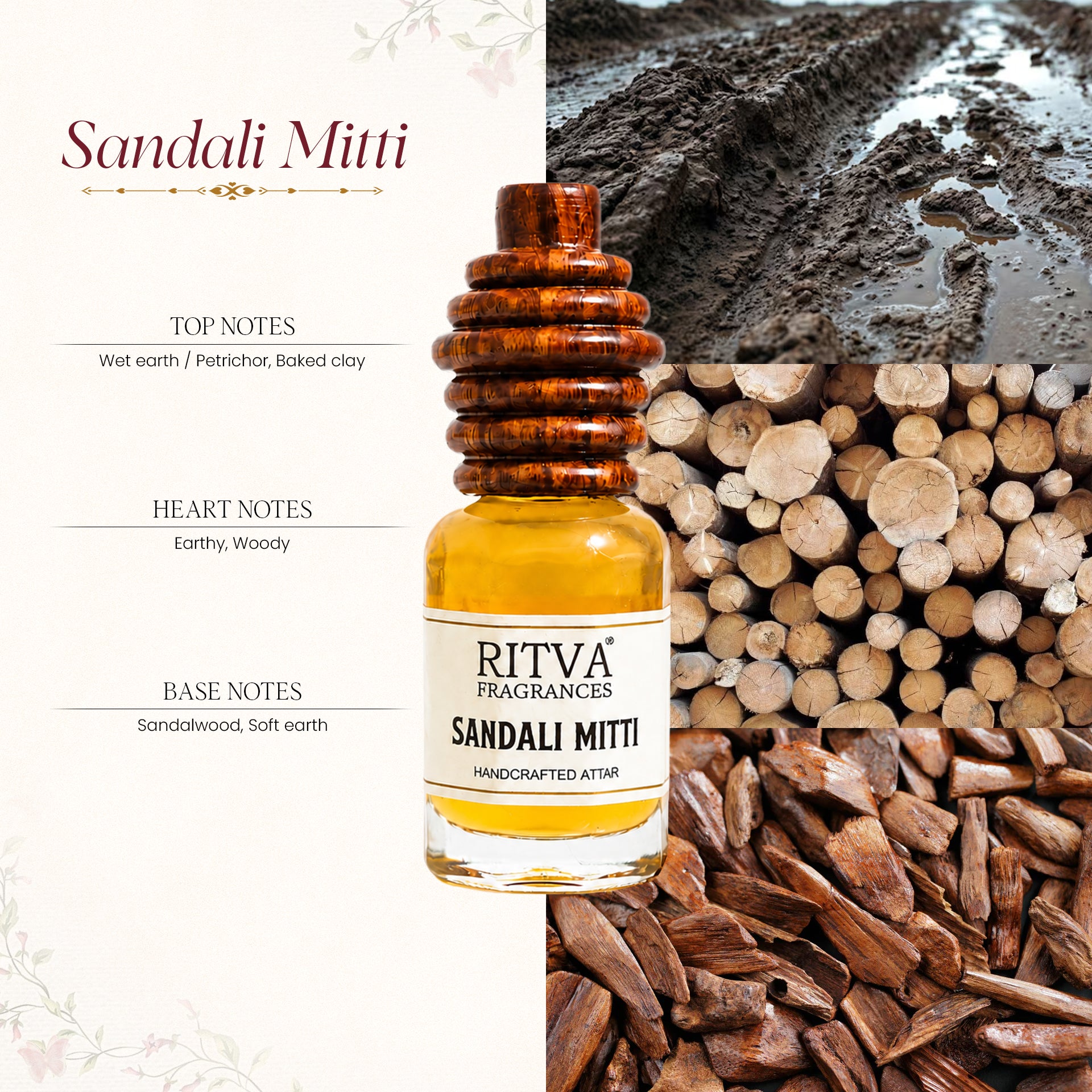 Sandali Mitti | Ruh Attar | Authentic Indian Attar