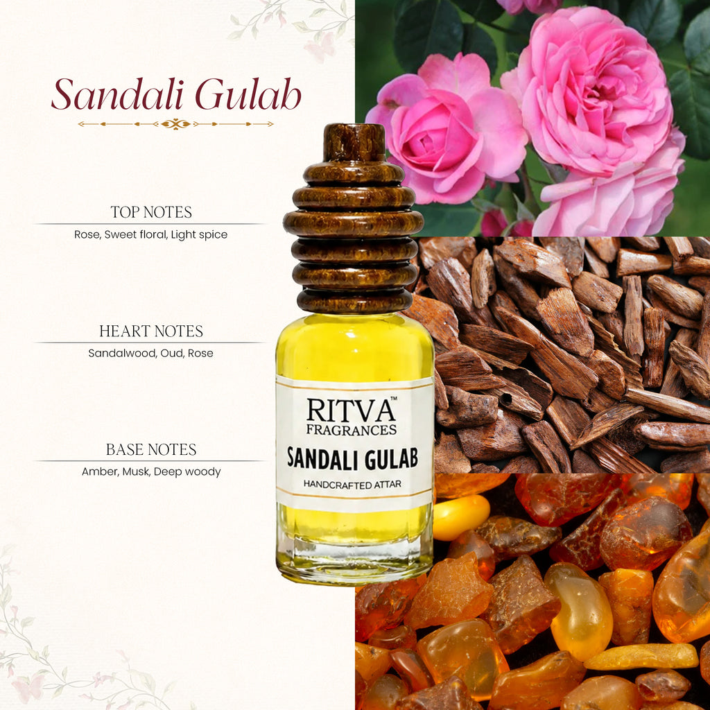 Sandali Gulab | Ruh Absolute | Authentic Indian Attar