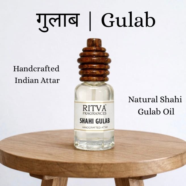 Shahi Gulab Ruh Attar | Authentic Indian Attar | Handcrafted in Kannauj
