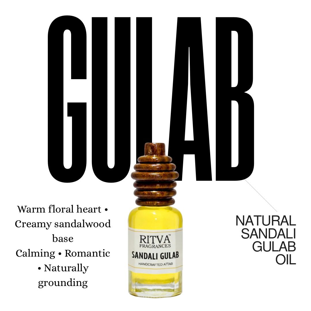 Sandali Gulab | Ruh Attar | Authentic Indian Attar | Handcrafted in Kannauj