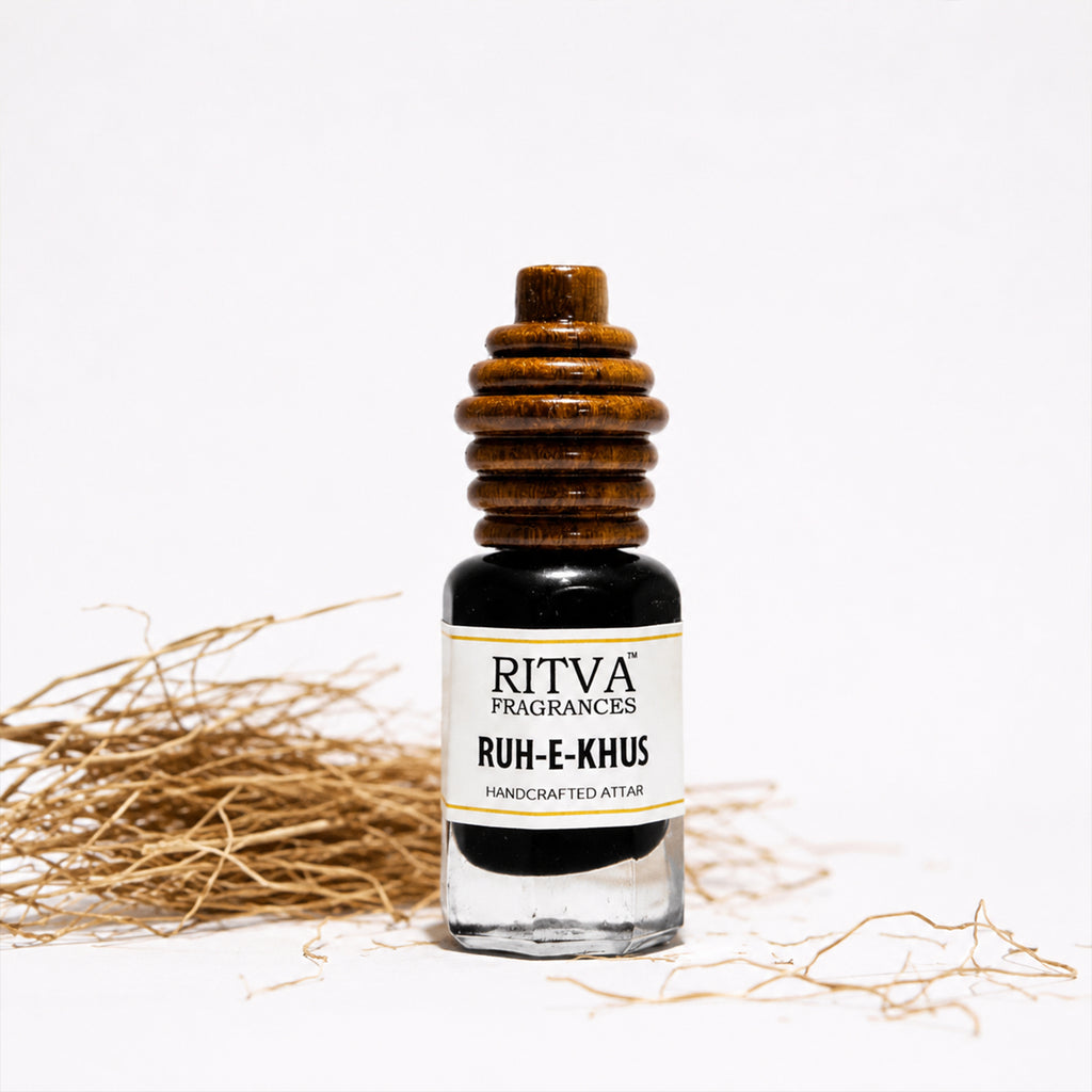 Ruh-E-Khus (Vetiver Absolute Oil) | Authentic Indian Attar