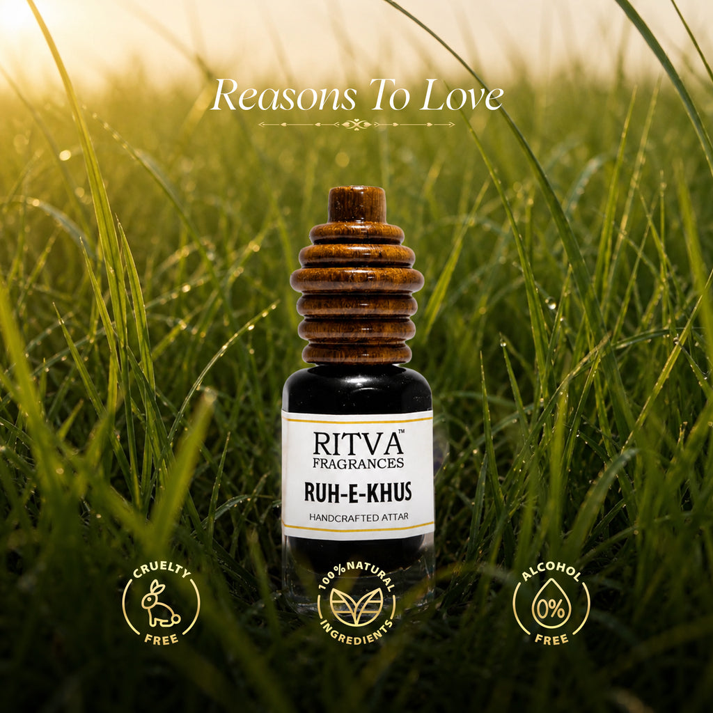 Ruh-E-Khus (Vetiver Absolute Oil) | Authentic Indian Attar