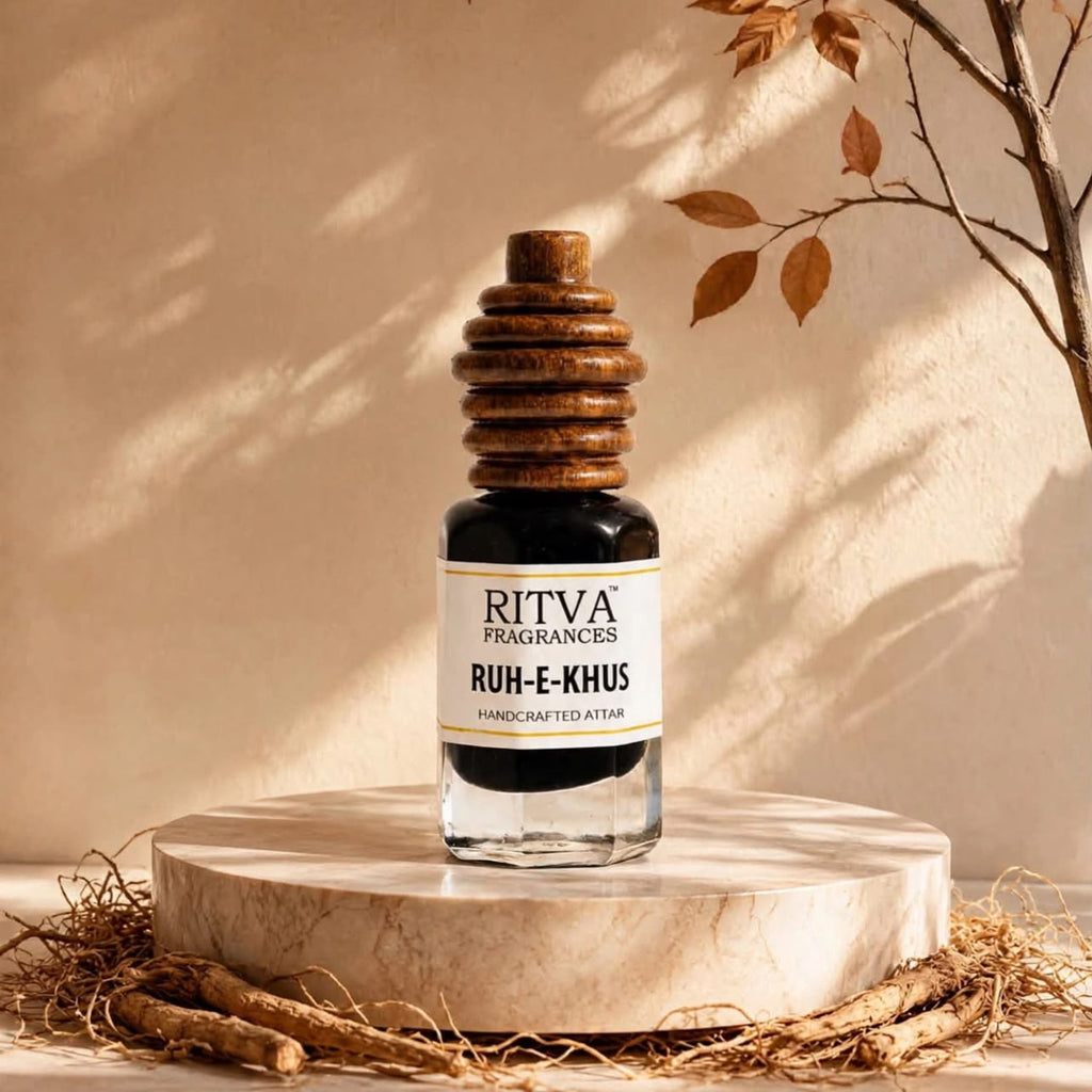 Ruh-E-Khus (Vetiver Absolute Oil) | Authentic Indian Attar