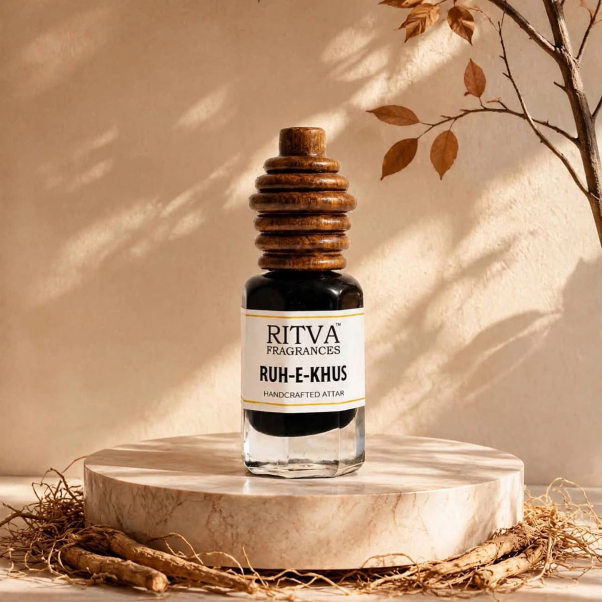 Ruh-E-Khus (Vetiver Absolute Oil) | Authentic Indian Attar