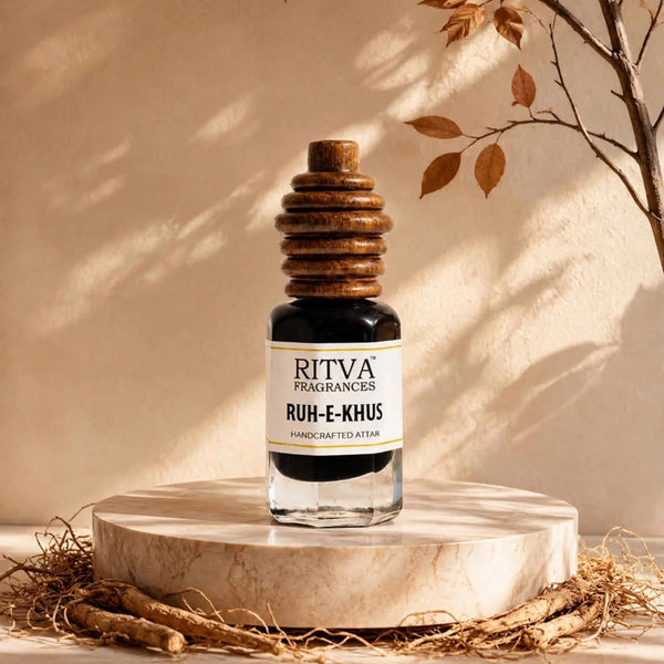 Ruh-E-Khus (Vetiver Absolute Oil) | Authentic Indian Attar