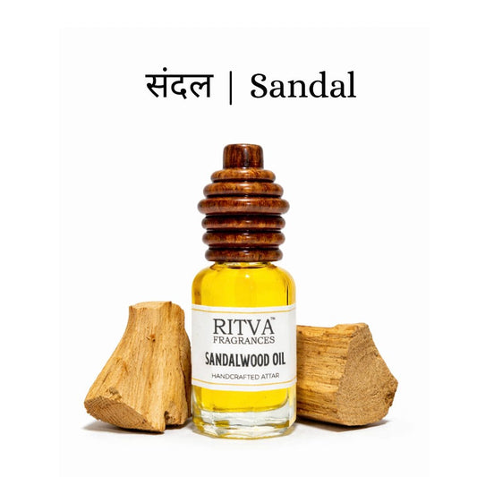 Sandalwood Oil | 100% Pure | Authentic Indian Attar | Handcrafted in Kannauj